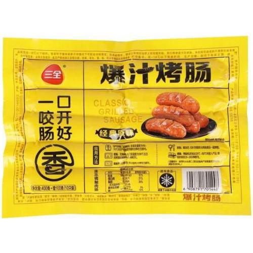 三全【爆汁烤肠 - 经典原味】500g