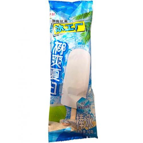 伊利 冰工厂【椰爽夏日冰棒】雪糕 60g