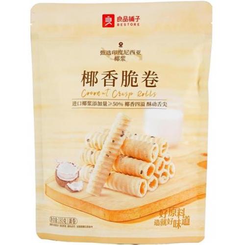 良品铺子【椰香脆卷】180g