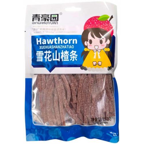 青豪园【雪花山楂条】山楂丝 150g