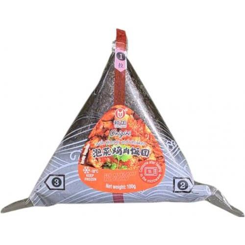 裕如【泡菜鸡肉饭团】三角饭团 100g