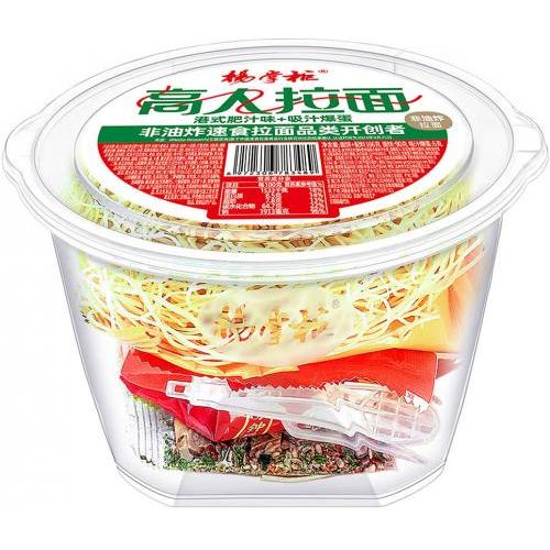 杨掌柜 高人拉面【港式肥汁味+吸汁爆蛋】166g