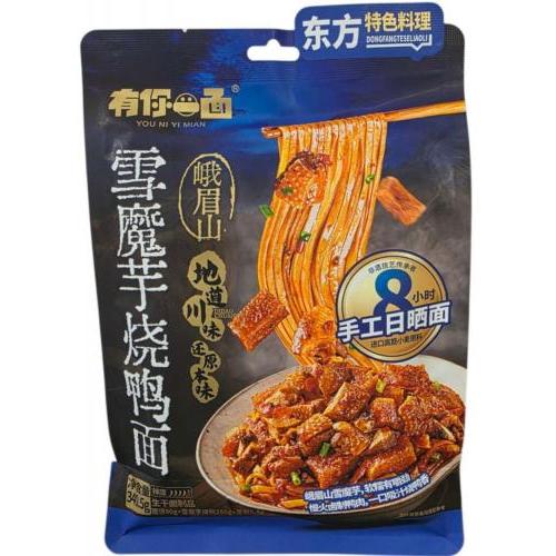 徽记 有你一面【峨眉山雪魔芋烧鸭面】340.5g
