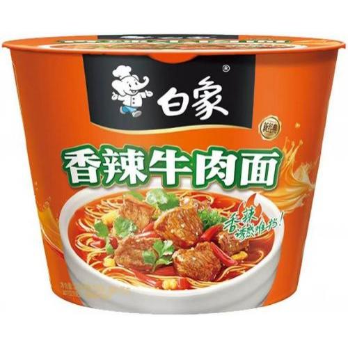 白象【香辣牛肉面】(桶) 100g