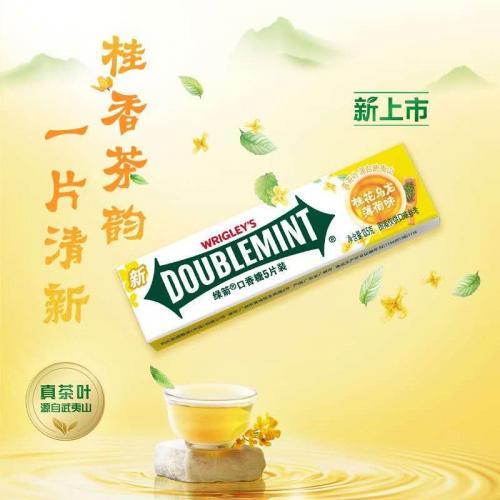 绿箭 口香糖【桂花乌龙薄荷味】(5片装) 13.5g