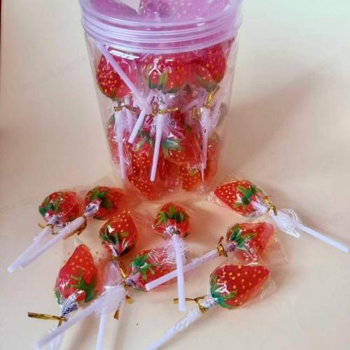 小聪聪【草莓棒棒糖】1根 15g