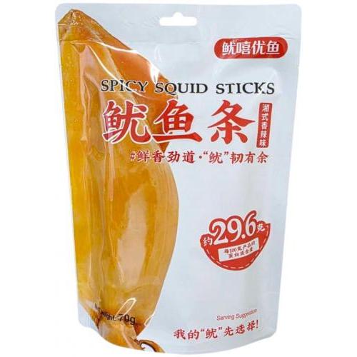 鱿嘻鱿鱼【鱿鱼条 - 香辣味】70g
