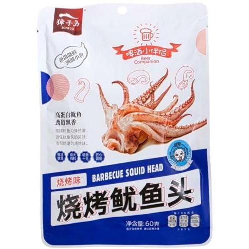 獐子岛【烧烤鱿鱼头 - 烧烤味】60g