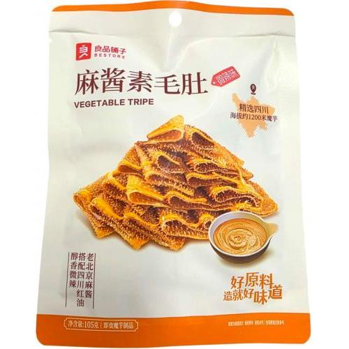 良品铺子【麻酱素毛肚 - 微辣味】105g