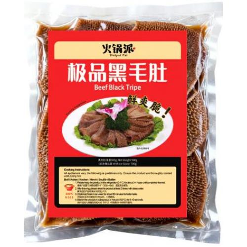 火锅派【极品黑毛肚】冷冻免处理黑牛肚片 500g