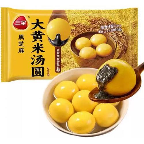 三全 大黄米汤圆【黑芝麻】400g