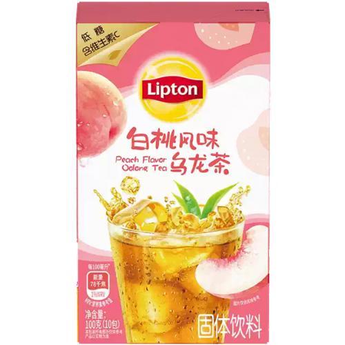 立顿【白桃风味乌龙茶】固体饮料 (10袋入) 10x10g
