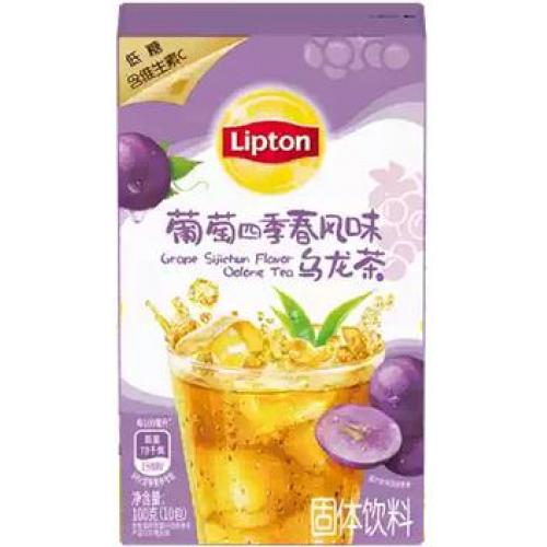 立顿【葡萄四季春风味乌龙茶】固体饮料 (10袋入) 10x10g