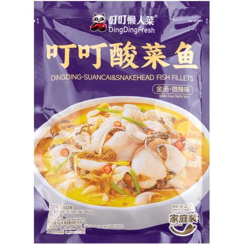 叮叮【酸菜鱼】回热即食 预制菜 450g