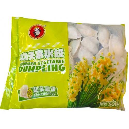 功夫 素水饺【韭菜鸡蛋】500g