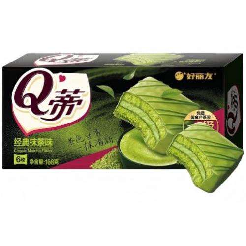 好丽友 Q蒂【多层蛋糕经典抹茶味】派 6x28g