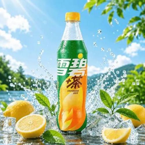可口可乐【雪碧+茶】经典柠檬茶风味 500ml