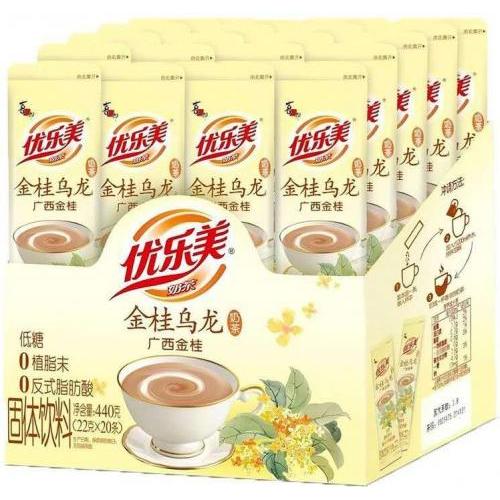 喜之郎 优乐美奶茶【金桂乌龙】(1盒20入装) 20x22g