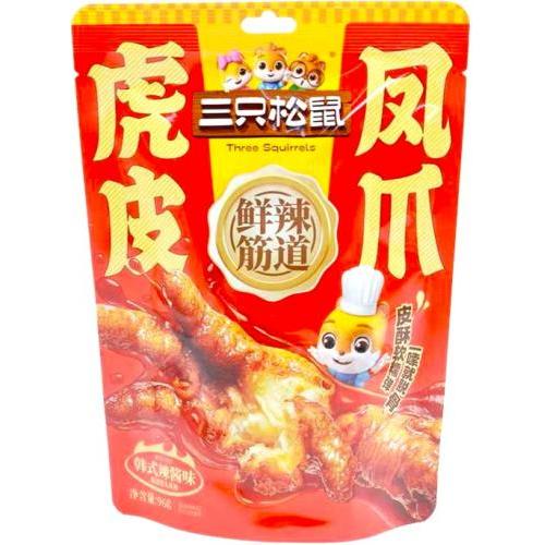 三只松鼠【虎皮凤爪 - 韩式辣酱味】96g