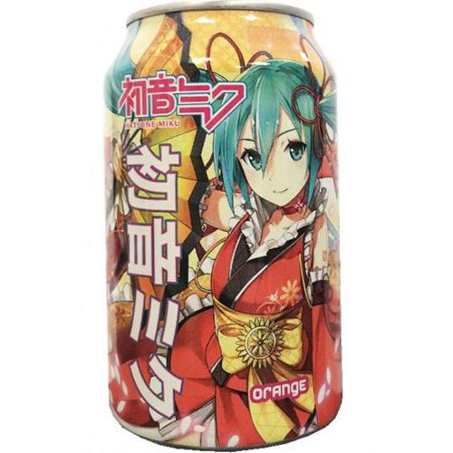 初音【鲜橙味苏打水】330ml