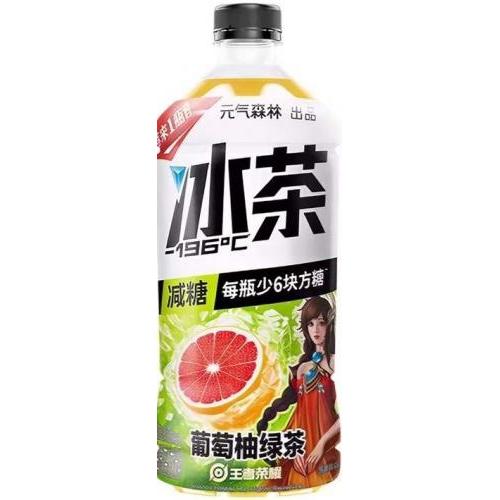 元气森林 冰茶【葡萄柚绿茶】900ml