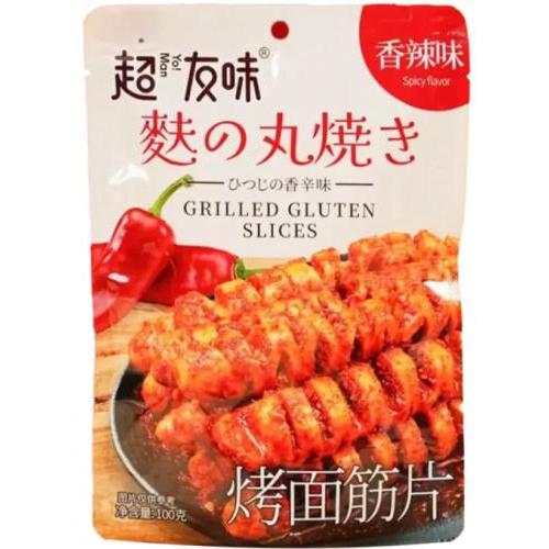 超友味【烤面筋片 - 香辣味】100g
