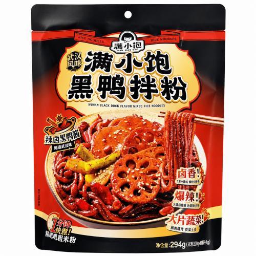 满小饱【黑鸭拌粉】武汉风味辣卤黑鸭酱 294g