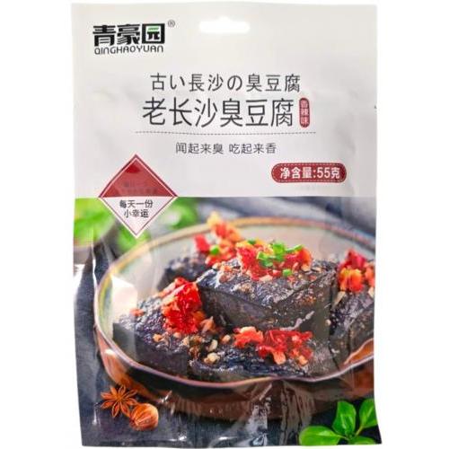 青豪园【长沙臭豆腐 - 香辣味】55g