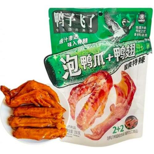 鸭子飞了【泡鸭爪+鸭翅】150g