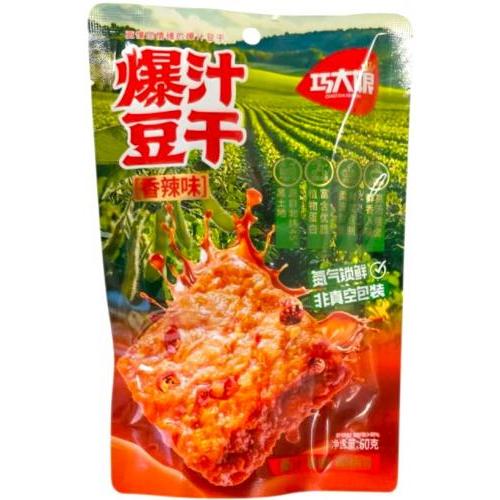 巧大娘【爆汁豆干 - 香辣味】60g
