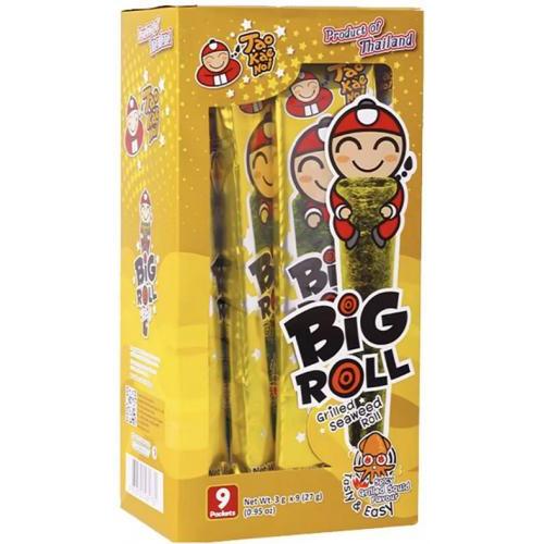 小老板 海苔卷【辛辣烤鱿鱼味】(1盒9枚入) 27g