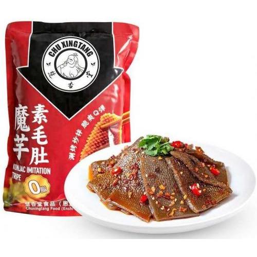 楚杏堂【魔芋素毛肚】火锅麻辣烫凉拌沙拉煮菜炖肉适用 500g
