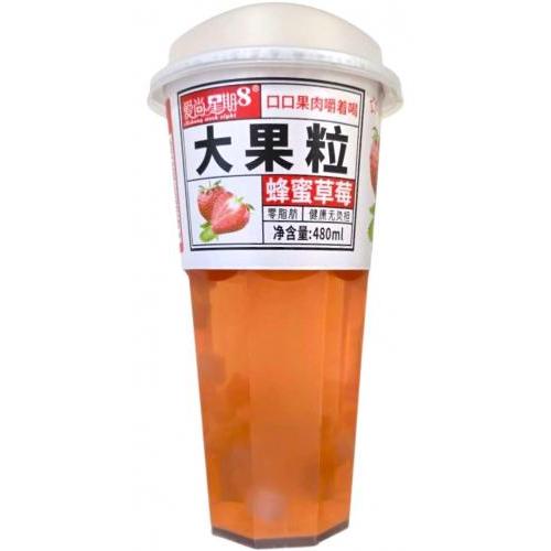 爱尚星期8 大果粒【蜂蜜草莓】480ml