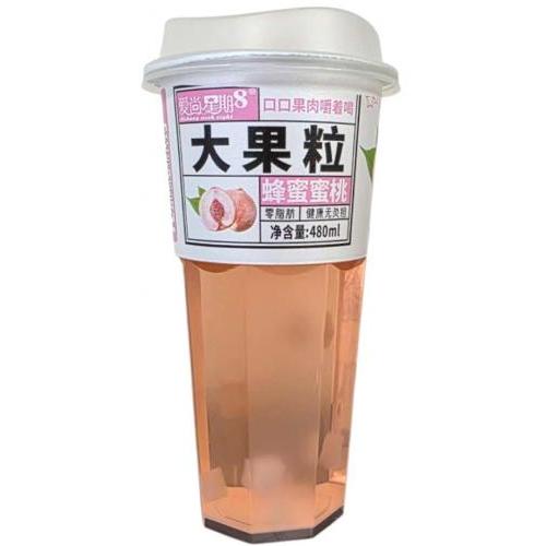 爱尚星期8 大果粒【蜂蜜蜜桃】480ml