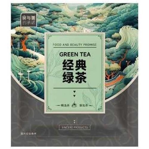 食与美【经典绿茶】(1袋) 2g