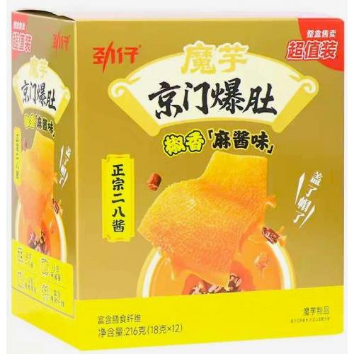 劲仔 京门爆肚【椒香麻酱味】(1盒20袋) 20x18g