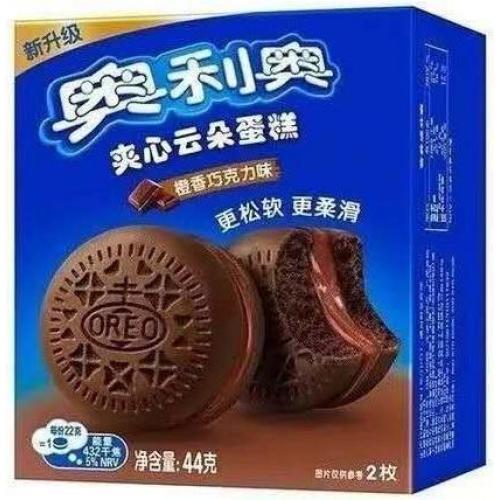 奥利奥 夹心云朵蛋糕【橙香巧克力味】(2枚) 44g