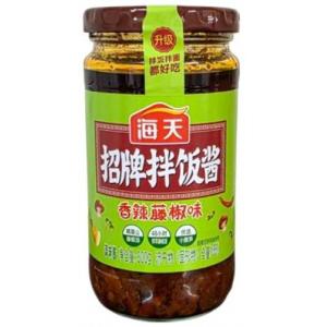 海天【招牌拌饭酱 - 香辣藤椒味】300g
