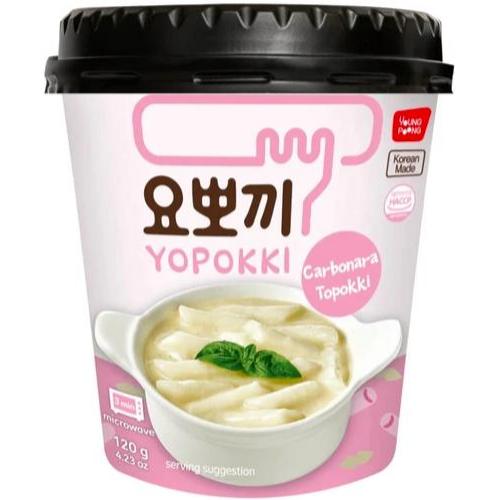 YOPOKKI 优波奇【奶油味】即食辣炒年糕 韩国进口 可微波 (杯) 120g