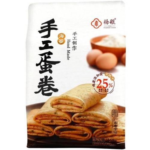 杨航【海苔味手工蛋卷】168g